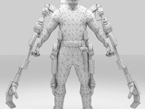 Hyperarbeiter 3D Modell