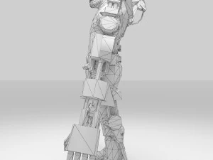 Hyperarbeiter 3D Modell