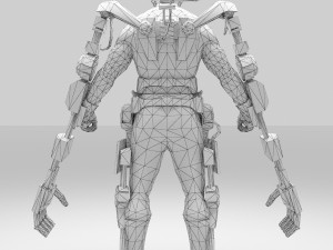 hyperworker man 3Dモデル