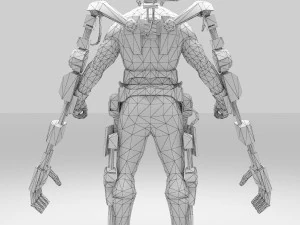 Hyperarbeiter 3D Modell