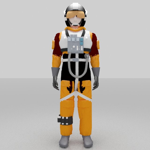 pilot sukhoi 3D Модель .c4d .max .obj .3ds .fbx .stl .blend 