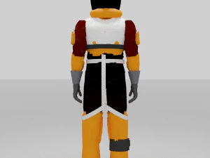 Pilot Suchoi 3D Modell