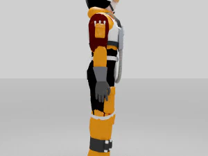 Pilot Suchoi 3D Modell