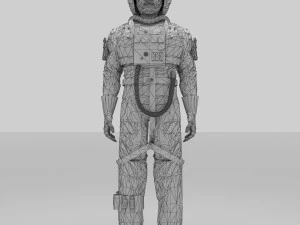 Pilot Suchoi 3D Modell