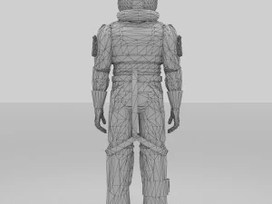 Pilot Suchoi 3D Modell