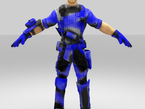 soldier army cartoon figure 3D मॉडल