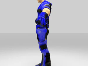 soldier army cartoon figure 3D Model