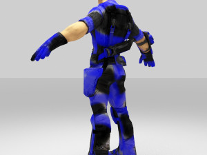 soldier army cartoon figure 3D Model