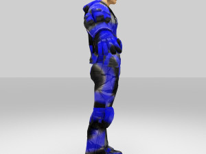 soldier army cartoon figure 3D Model