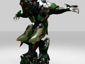 robot monster figure Modèle 3D