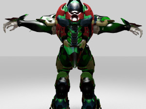robot monster figure Modèle 3D