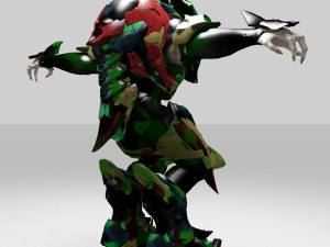 robot monster figure Modèle 3D