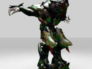 robot monster figure Modèle 3D