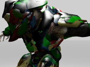 robot monster figure Modèle 3D