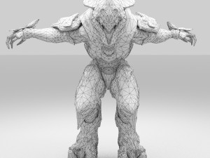robot monster figure Modèle 3D