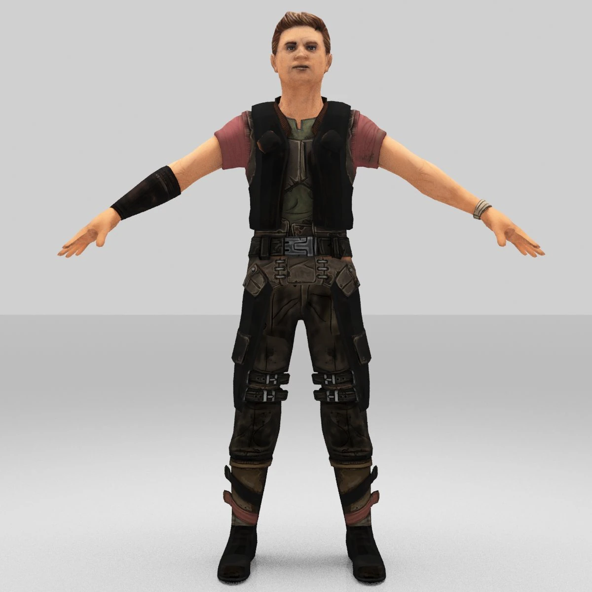 scoot man karakter 3D Model .c4d .max .obj .3ds .fbx .stl .blend 