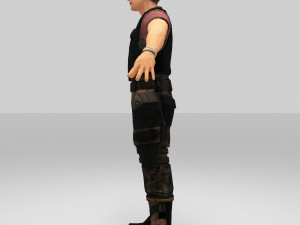 scoot man character Modelo 3D