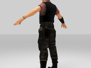 scoot man character Modelo 3D