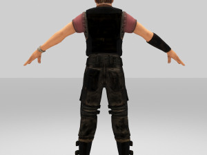 scoot man character Modelo 3D