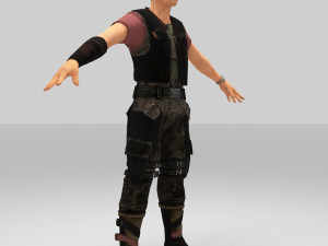 scoot man character Modelo 3D