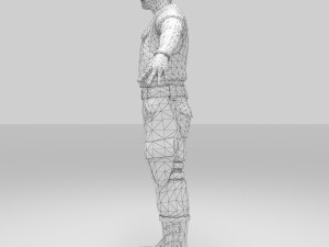 scoot man character Modelo 3D