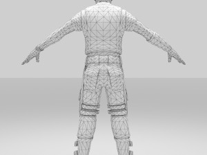scoot man character Modelo 3D