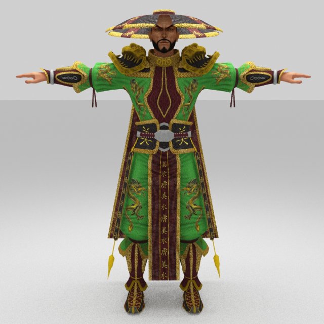 martial art Model 3D .c4d .max .obj .3ds .fbx .stl .blend 