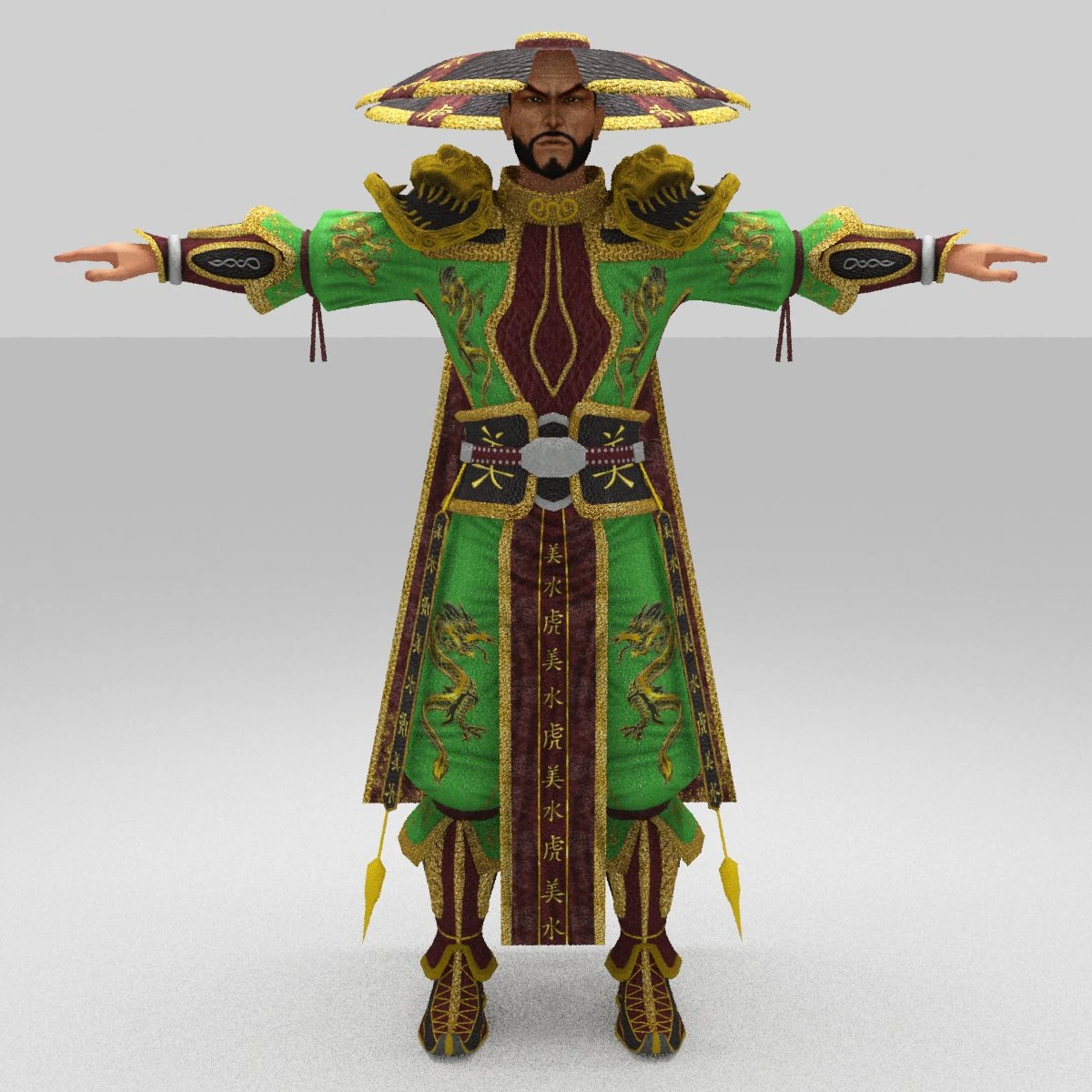 arte marcial Modelo 3D .c4d .max .obj .3ds .fbx .stl .blend 