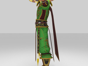 martial art Model 3D