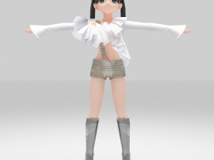 little girls 3D 모델