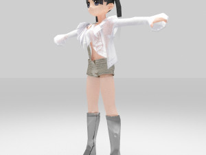 little girls 3D Model