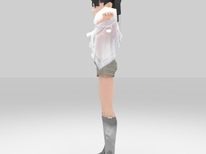 little girls 3D Model