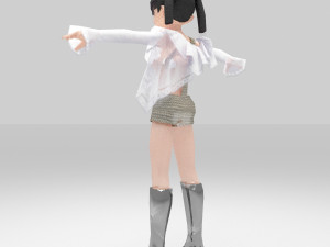 little girls 3D Model