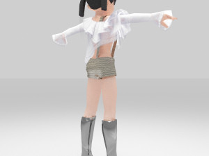 little girls 3D Model