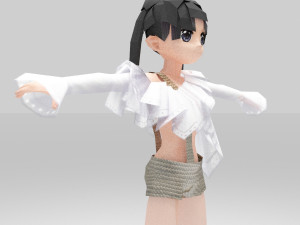 little girls 3D Model