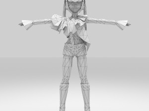 little girls 3D Model