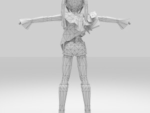 little girls 3D Model