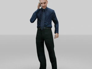 man officer Model 3D