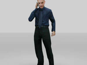 man officer 3D Model