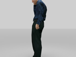 man officer Model 3D