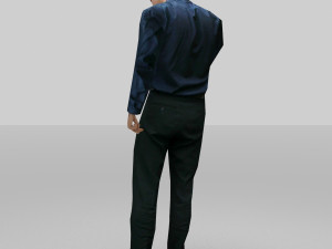 man officer Model 3D