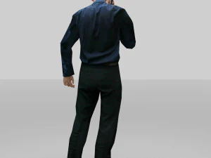 man officer 3D Model