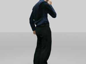 man officer Model 3D