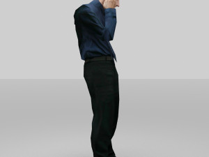 man officer Model 3D