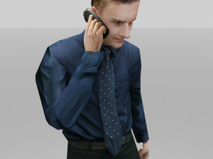 man officer Model 3D
