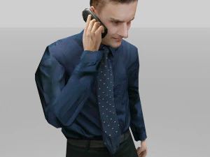 man officer 3D Model