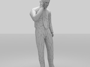 man officer Model 3D