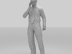 man officer Model 3D