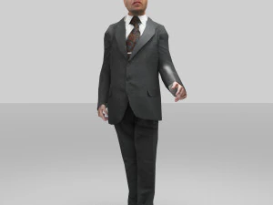 man officer 02 3D Model