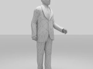 man officer 02 3D Model